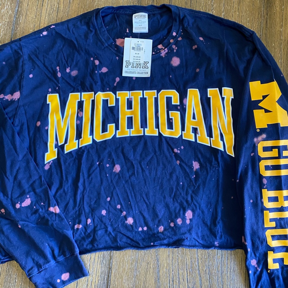 Victoria’s Secret Michigan Crop Top Rare
